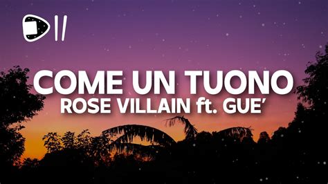 g di gucci gue|Rose Villain – COME UN TUONO feat. Guè .